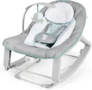 Ingenuity Keep Cozy 3-In-1 Baby Bouncer & Rocker, Infant Toddler Seat Vibrations