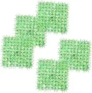 BESPORTBLE 5Pcs Artificial Grass Turf Tiles for Garden and Decoration Durable Fake Grass for Patio Balcony and Indoor Use Evergreen Lawn Material for Home and Event Decor