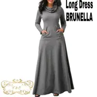 在飛比找蝦皮購物優惠-Brunella 連衣裙長款連衣裙