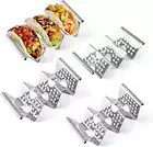 Taco Holders Set of 4, Taco Stand, Stainless Steel Taco Holder, Each