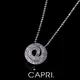 『CAPRI』精鍍白K金鑲CZ鑽 項鍊《限量一個》 (6.1折)