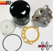 Raptor 660 Oil Pump Aftermarket Filter Gear Gasket NGK Plug Complete Tune Up Kit