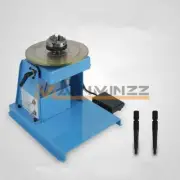 Rotary Welding Positioner 0-90° Weld Turntable Table 65mm 80mm 3 Jaw Chuck 10KG