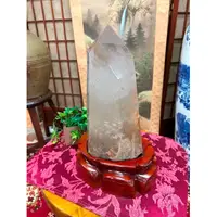 在飛比找蝦皮購物優惠-【香川家居】高雄展示廳《開光 天然白水晶柱》開運 水晶 招桃