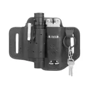 Multitool Sheath & Flashlight Holster, Leather EDC Pouch for Belts Also fits ...