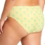 Stoney Clover Lane Target Plus 2X (20W/24W) Yellow Palm Trees Bikini Swim Bottom