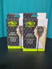 2x Athletic Works Digital Stopwatch Black (AW3915R) New In Box Quartz Accuracy