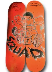 KEITH MURRAY Autographed Signed 1/1 JAGGA Street Art Skateboard Decks Def Squad
