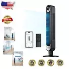 WiFi Voice-Controlled Smart Tower Fan - Bladeless Oscillating & Remote-Operated