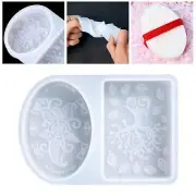 Sharplace Silicone Soap Western Regions Flower Pattern Mould, Homemade DIY