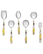 Tiramisu Lemon Bubbles Serving Spoons (Set Of 6)