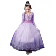 Costume Bay Girl's Purple Elsa Dress Frozen Costume Elsa Anna Queen Princess Girl Birthday Party Dress Tutu Book Week Halloween