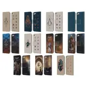 OFFICIAL ASSASSIN'S CREED GRAPHICS LEATHER BOOK CASE FOR APPLE iPOD TOUCH MP3