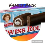 Swiss Rolls, 12 Twin-Wrapped Cakes Per Box (4 Boxes) FREE SHIPPING