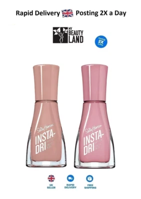 Sally Hansen Insta-Dri 1 Stroke 1 Coat Done - Quick Drying Nail Polish - Choose