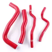 For 94-00 Mitsubishi FTO GR GPX 2.0 6A12 Red Silicone Radiator Heater Hose Kits
