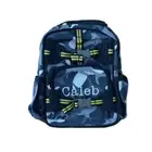 New Pottery Barn Kids boys mini PRE-K backpack monogram CALEB gray Camo