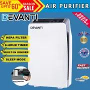 Devanti Air Purifier Purifiers HEPA Filter Home Freshener Odour Smoke Remover