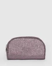 Multi Colour Double Pouch Cosmetic Case