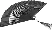 CHILDWEET Handheld Folding Fan Chinese Style Retro Dancing Adornment Fan for Parties Performances and Summer Travel Photography Prop and Cosplay Accessory