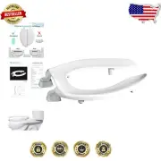 Discreet 2-Inch Lift Toilet Seat for Elongated Toilets - Independent Living Aid