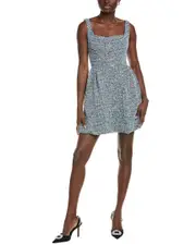 Taylor Stretch Knit Boucle Mini Dress