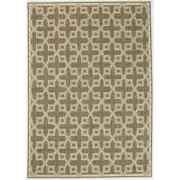 Hufflett 200 x 285cm Silver Hatch Ceduna Polypropylene Flat Weave Rug