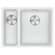 Franke Maris 1 & 1/2 Left Bowl Sink 340/150mm Polar White MRG660/34-15FPCSBLPW