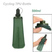 500ml TPU Outdoor Sport Bottle Folding Soft Flask Drink Water Bottle for Running