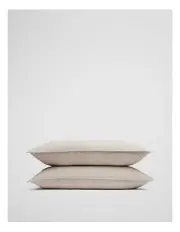 [Country Road] Skye Organically Grown Linen King Pillowcase Pair in Natural