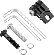 Generic Bike Computer Mount, Bike Camera Mount Adapter, Folding Bike Front Light Mount, Lightweight Action Camera Mount