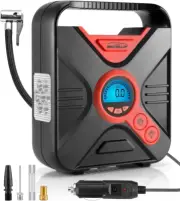 Portable Air Compressor Tyre Inflator Air Pump for Car Tyres DC 12V Tyre Pump wi