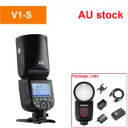 Godox V1-S 2.4G Wireless Round Head Camera Flash Speedlite with Li-ion Battery