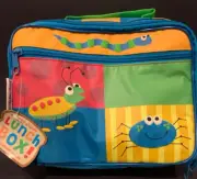 NEW WITH TAGS Stephen Joseph Children's Lunch Box Spider Snake Bugs