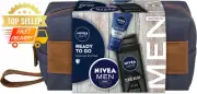 Mens Skincare Gift Set Ready to Go Routine Face Wash Moisturizer