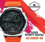 Casio Standard Digital Sporty Design Watch AE1000W-4B