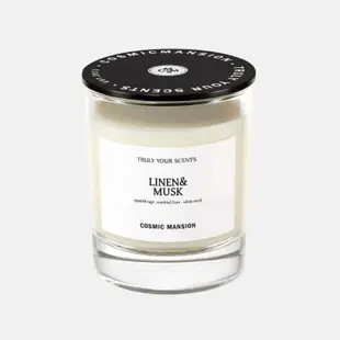 【COSMIC MANSION】蠟燭 11 Linen & Musk | Candle 木質調 香氛蠟燭 室內擴香 現貨