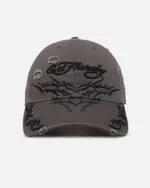 [ED HARDY] Ed Hardy Tribal Dad Strapback Hat Vintage Wash - Size ONE ONE Vintage Wash