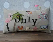 When I Think Of July With Button~Puntini Puntini