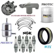 Tune Up Kit Filters Cap Wire Spark Plugs For DODGE ASPEN L6 3.7L; 10'' O.D 1980