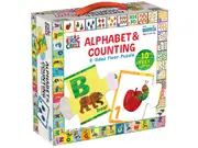 Briarpatch Eric Carle Alphabet & Counting 2-Sided Floor Jigsaw Puzzle (UNI33835)