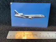 Delta Airlines Post Card - Lockheed L1011 - Starboard Side View