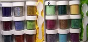 9pc Micro Fine Glitter Assortment for Paper Crafts Polymers Clay & Art Projects