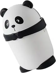 TOGEVAL Room Small Dinosaur Trash Can Cute Waste Basket Miniature Trash Can Garbage Can Panda Waste Basket for Young Tiny Trash Can Panda Container Trash Bin Cute Bin