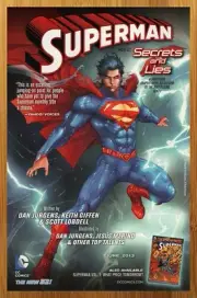 2013 Superman Secrets & Lies Print Ad/Poster DC Comics New 52 Rocafort Promo Art