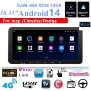 10.33'' For Android 14 Carplay Car Stereo Radio GPS Navigation For Dodge RAM