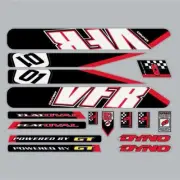 DYNO - 2001 VFR Black/Red decal set - old school bmx