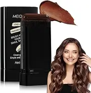 Hair Color Stick Disposable Hair Dye Pen Portable Cover Gray Hair Color Touch-Up Stick,Hair Dye Comb Waterproof Sweat-Proof Hair Color Pen for Roots Hairline Shading Pen for Women Men (Coffee)