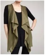 NWT Eileen Fisher Linen Silk Habutai Jersey Open Draped Front Cardigan Size S
