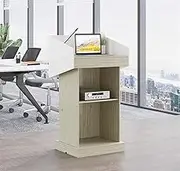 Presentation Podium, Podium Wood Stand Podium Stand Wide Reading Surface Church Pulpits Activity Podium Meeting Lecterns Teacher's Podium
